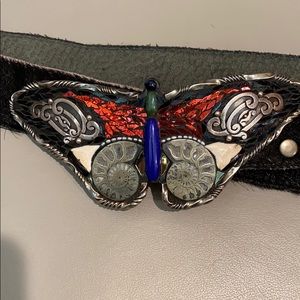 Paul Pearman signed mosaic buckle